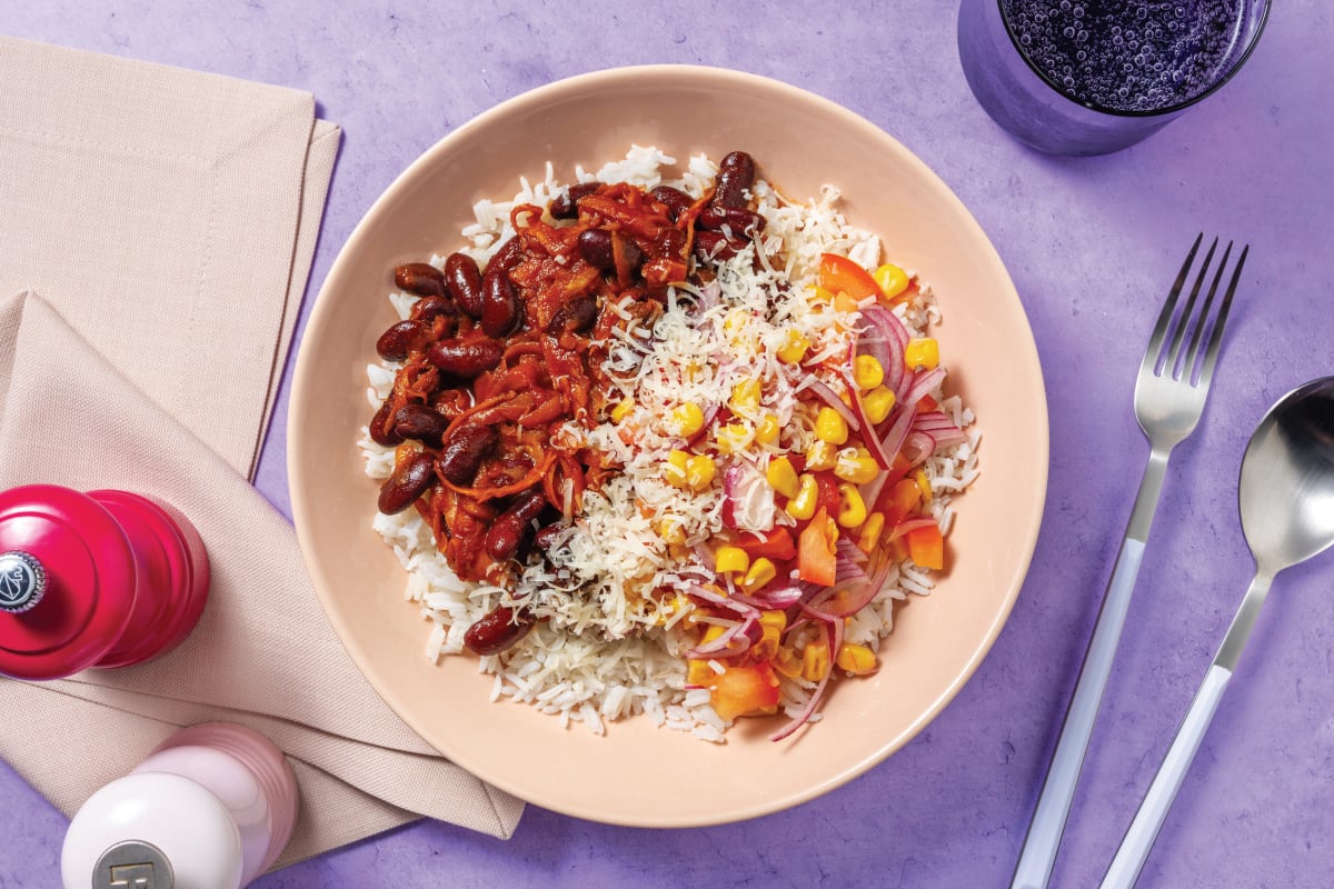 Plant-Based Bean Burrito Bowl