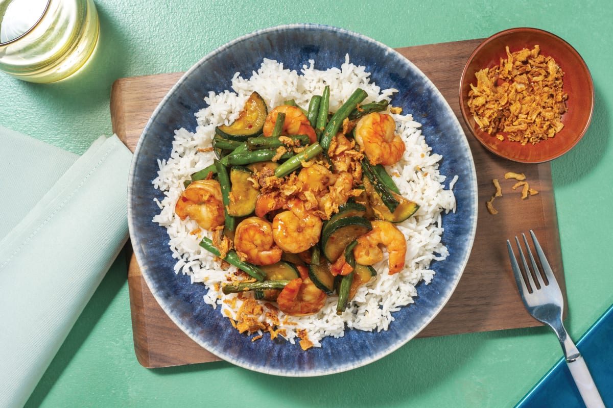 Quick Sweet Chilli Prawn Stir-Fry