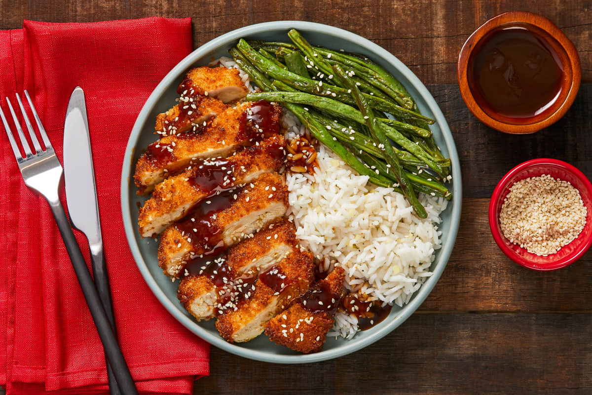 Chicken Katsu with Ginger Rice Recipe, Food Network Kitchen