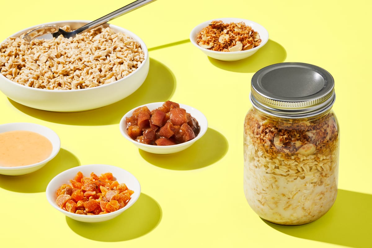 Make Ahead Instant Oat Jars