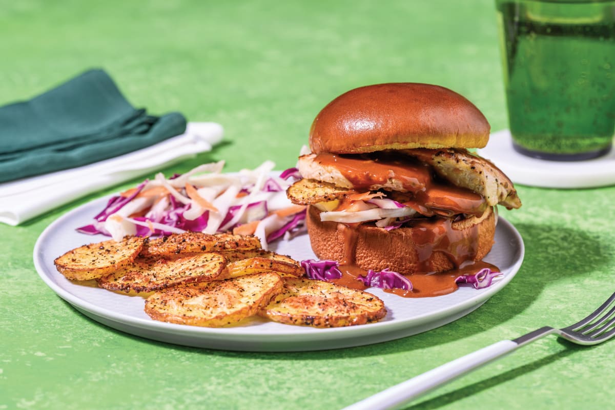 Easy Celtic-Style Chicken & Gravy Burger