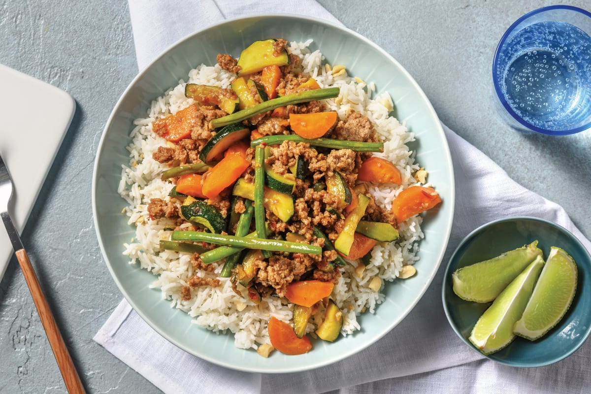 Quick Double Sweet Chilli Pork Bowl