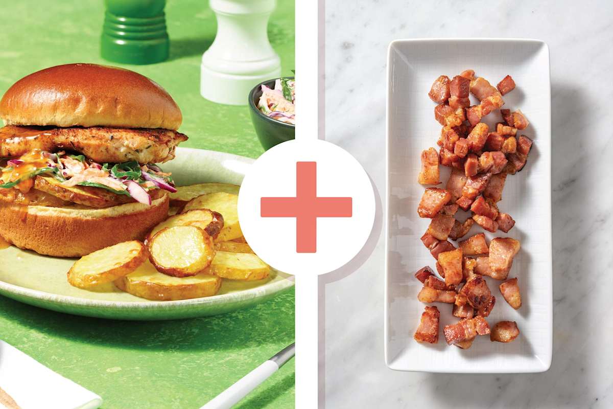Seared Chicken & Creamy Slaw Burger