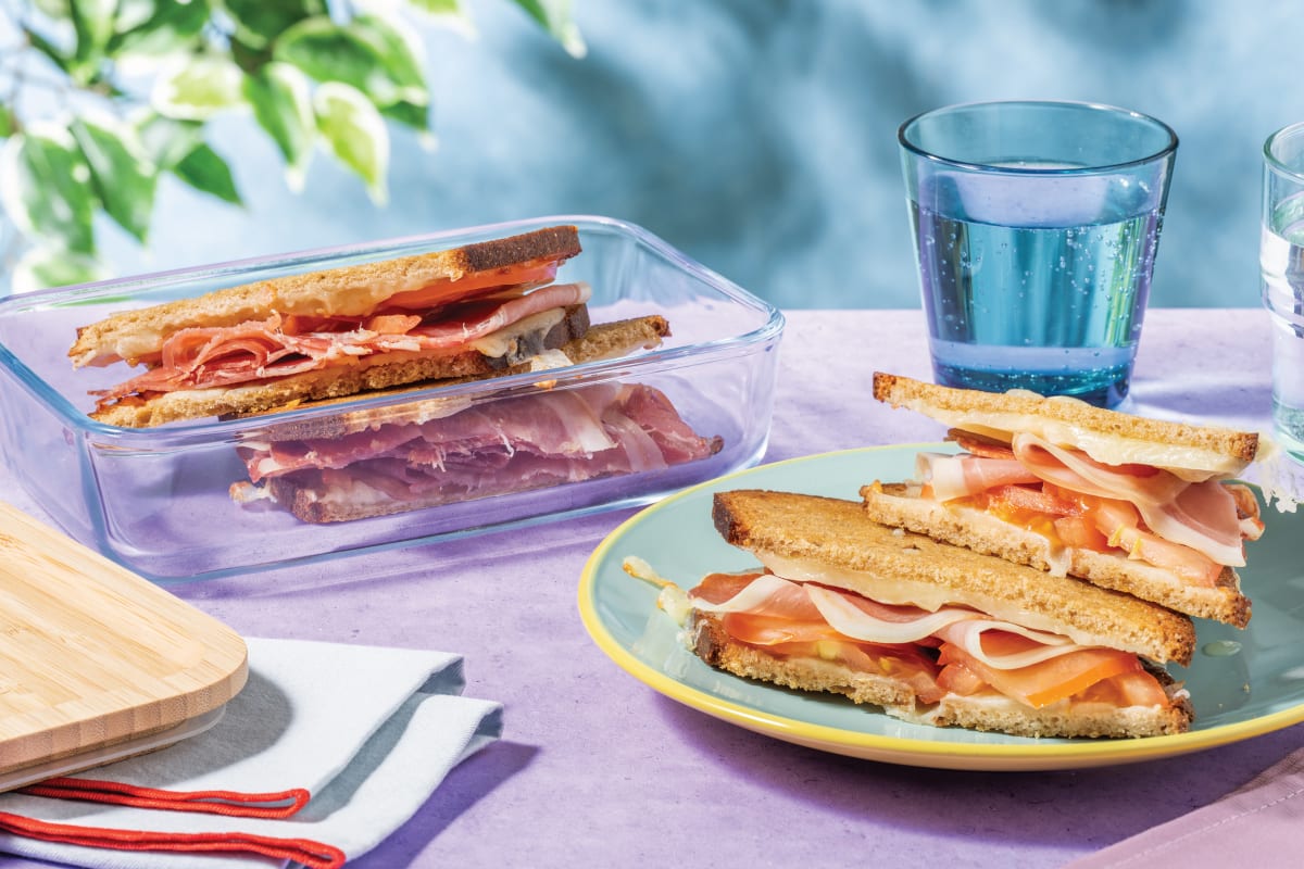 Prosciutto & Smoked Cheese Toastie