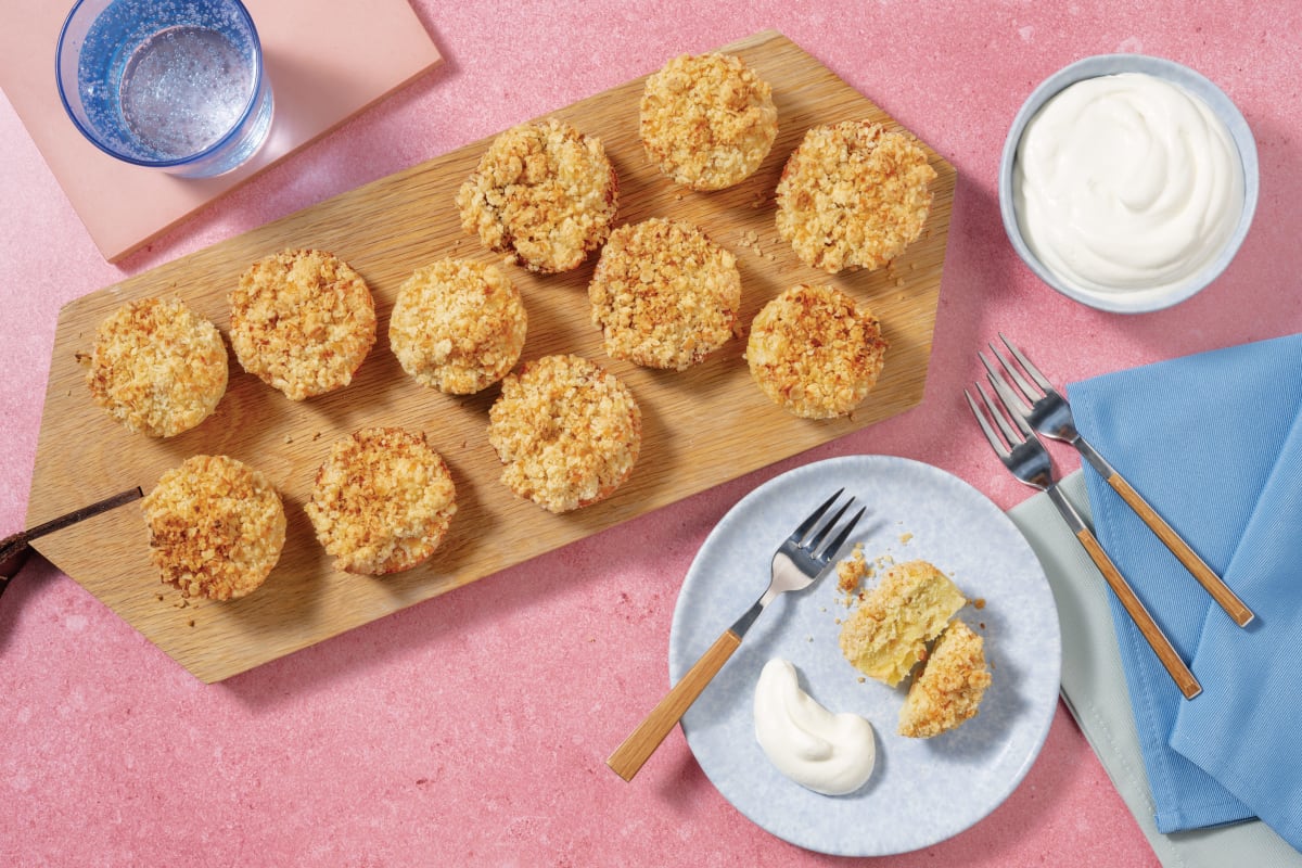 Spiced Apple Crumble Muffins