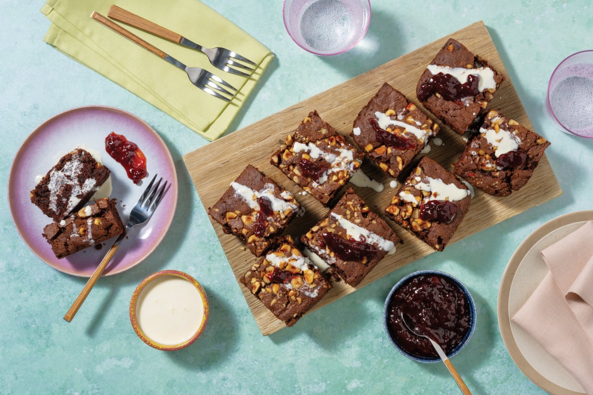 Decadent Chocolate Almond Brownies