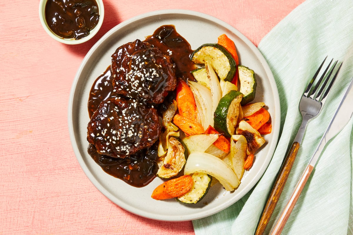 Glazed Gingery Turkey Patties Recipe HelloFresh