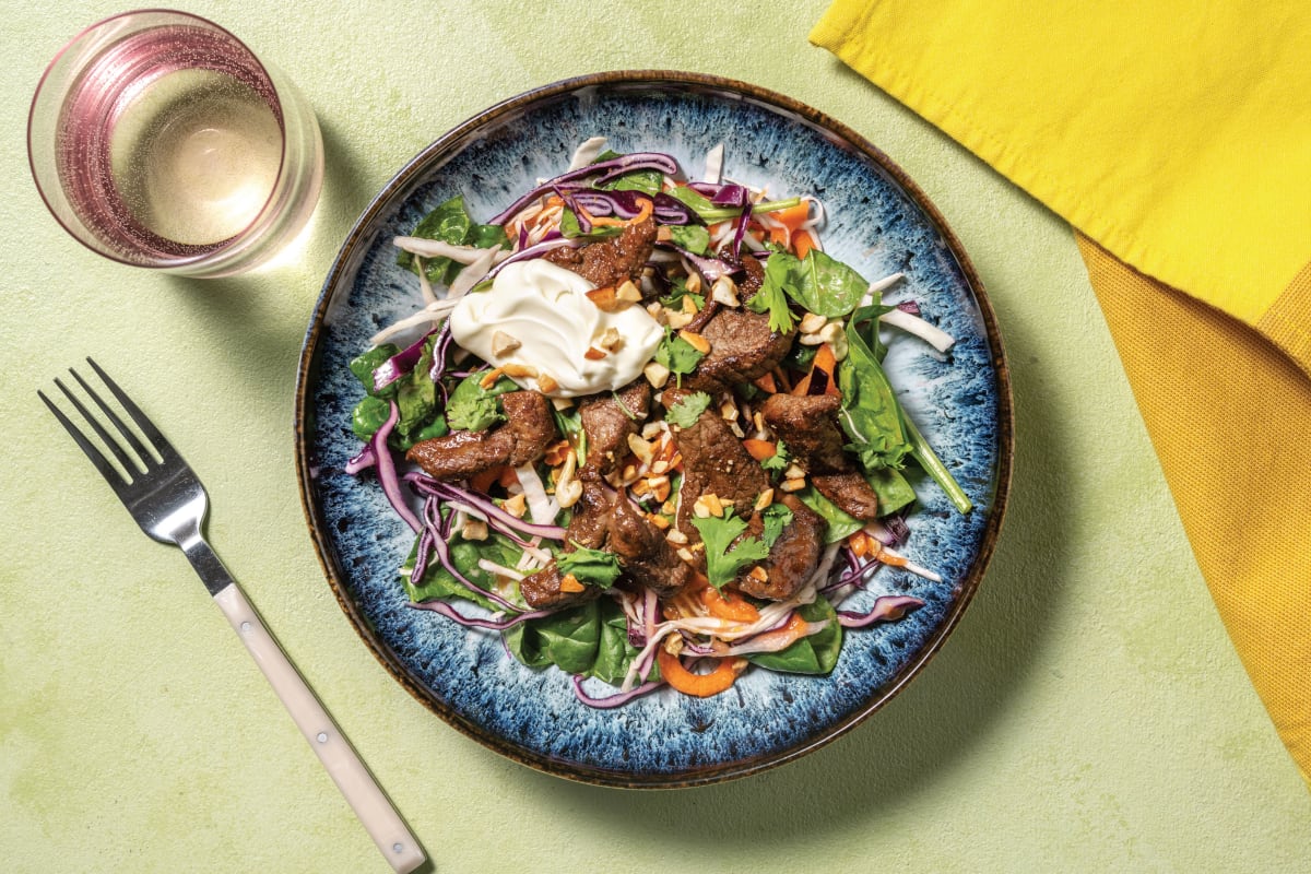 Sri Lankan Beef & Carrot Noodle Salad