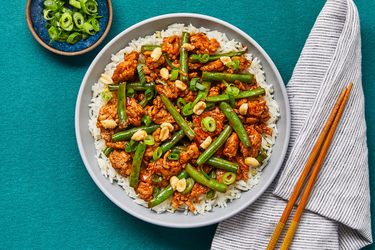 Szechuan Pork & Green Bean Stir-Fry