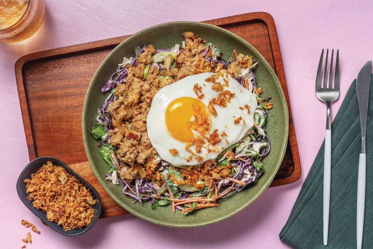 Vietnamese-Style Pork & Slaw Bowl