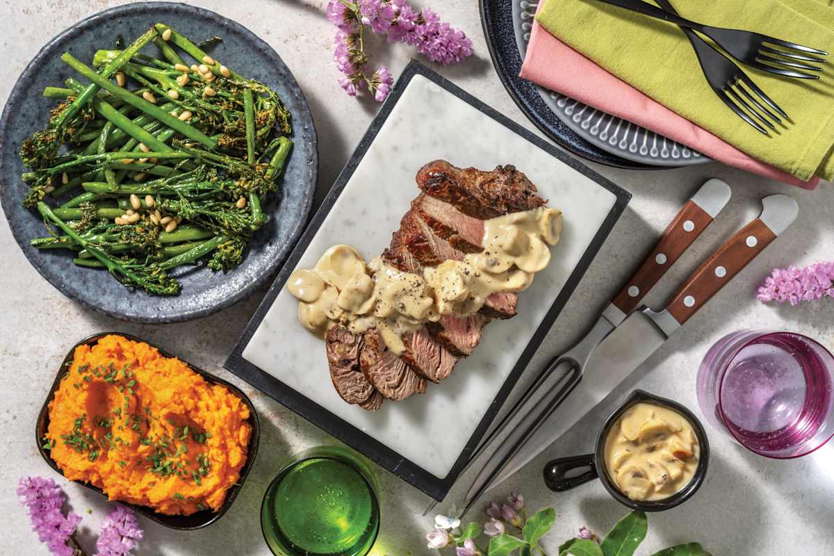 Sirloin Tip & Creamy Mushroom Sauce