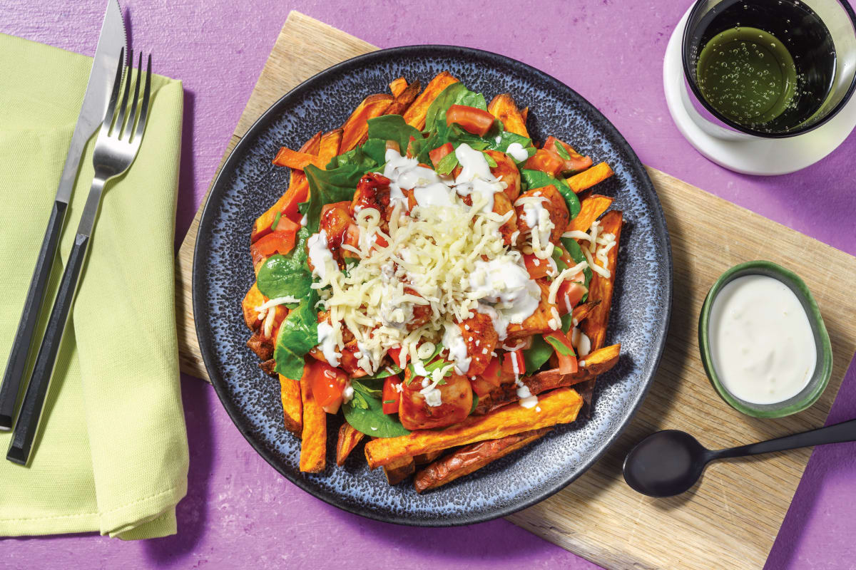 BBQ Chicken & Salsa Loaded Fries