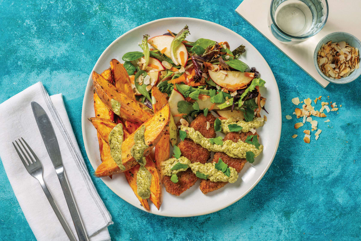 Plant-Based Chick'n & Herby Wedges