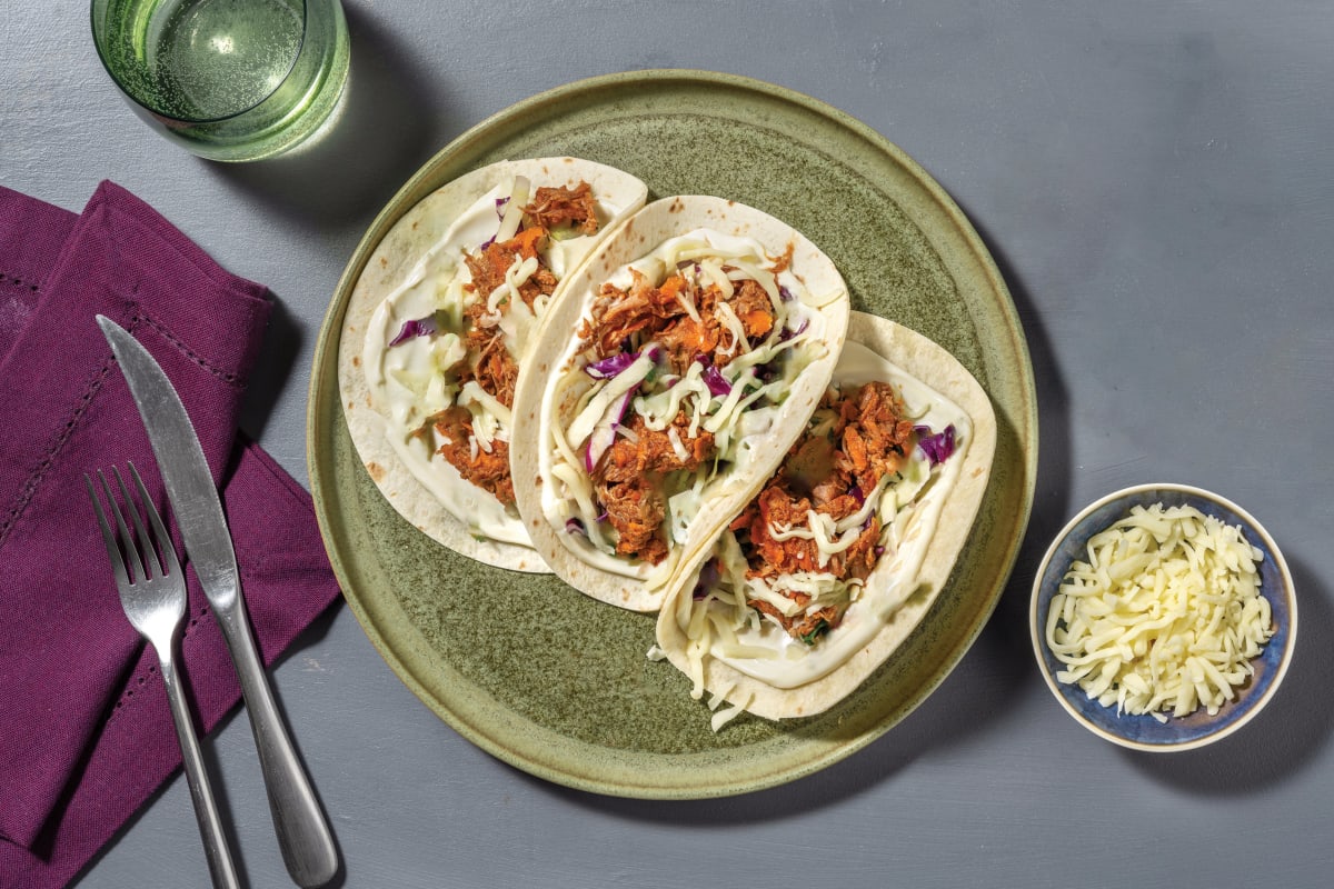 BBQ Pulled Pork & Slaw Tacos