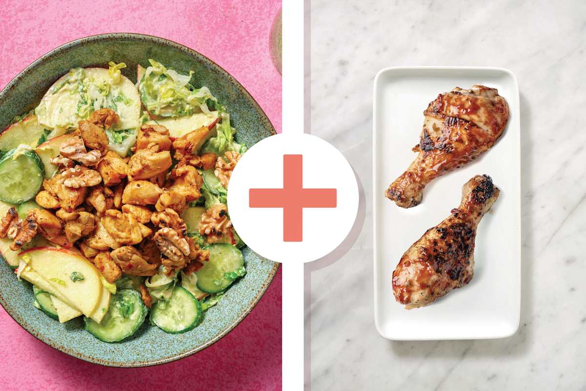 Spiced Double Chicken Cos Salad