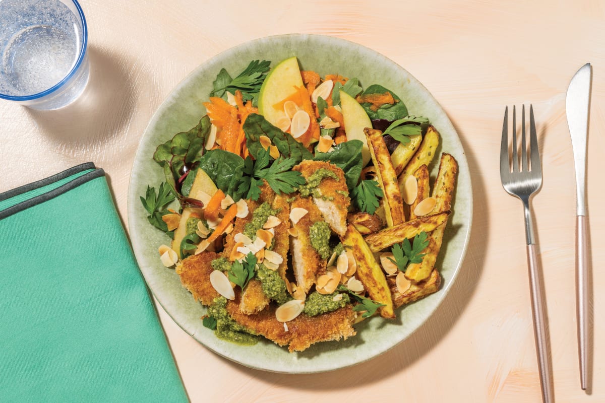 Quick Plant-Based Chick'n & Herby Wedges