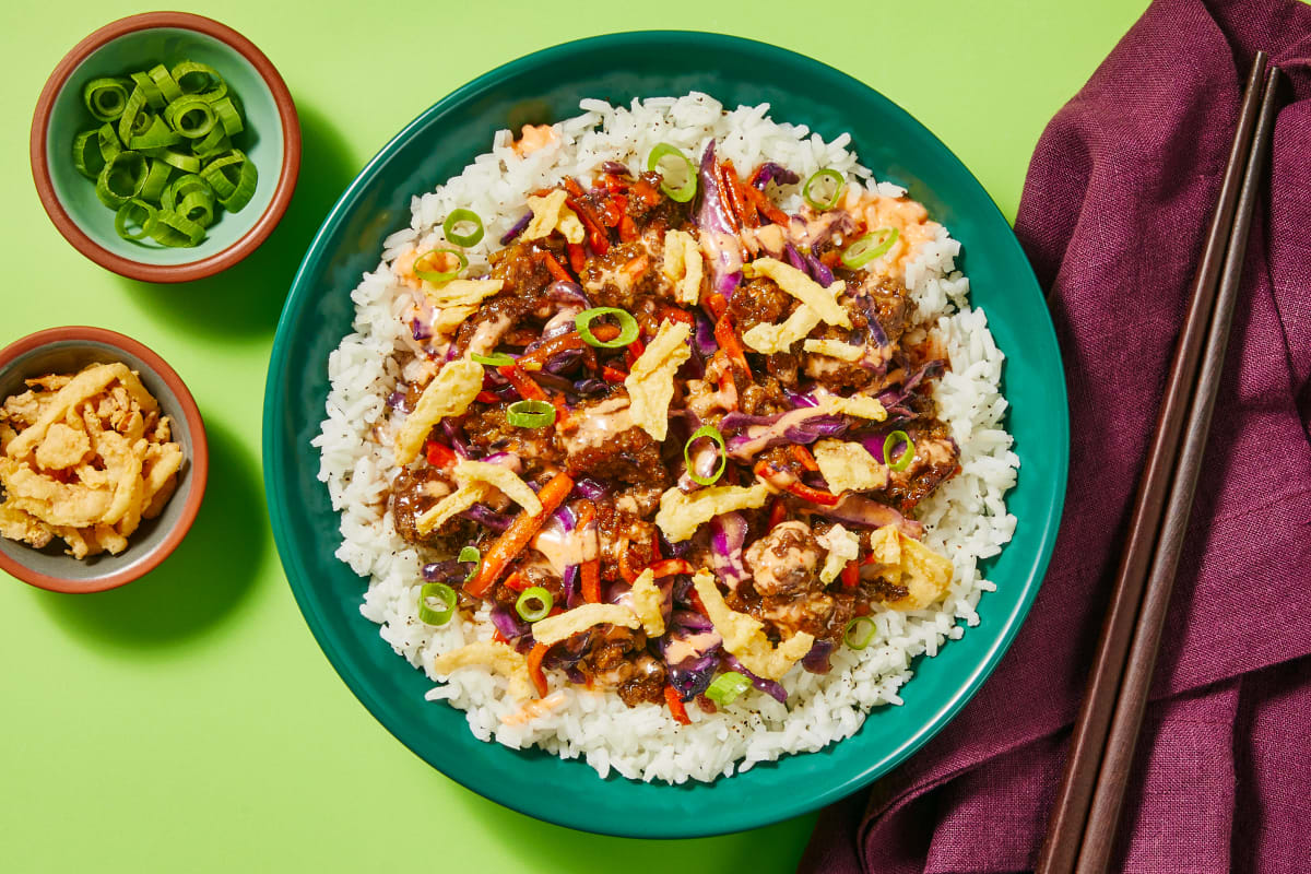 Sesame Soy Beef Bowls