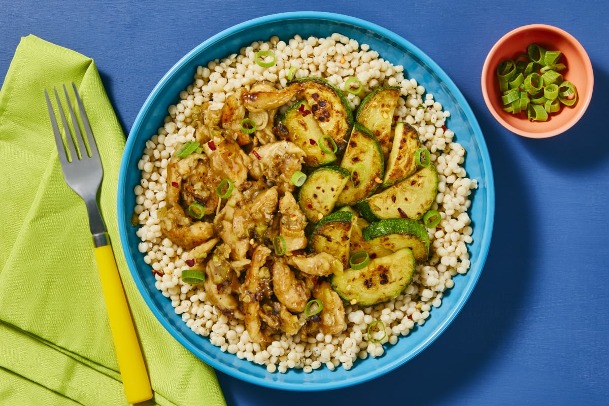 Hot Honey Glazed Garlic Chicken