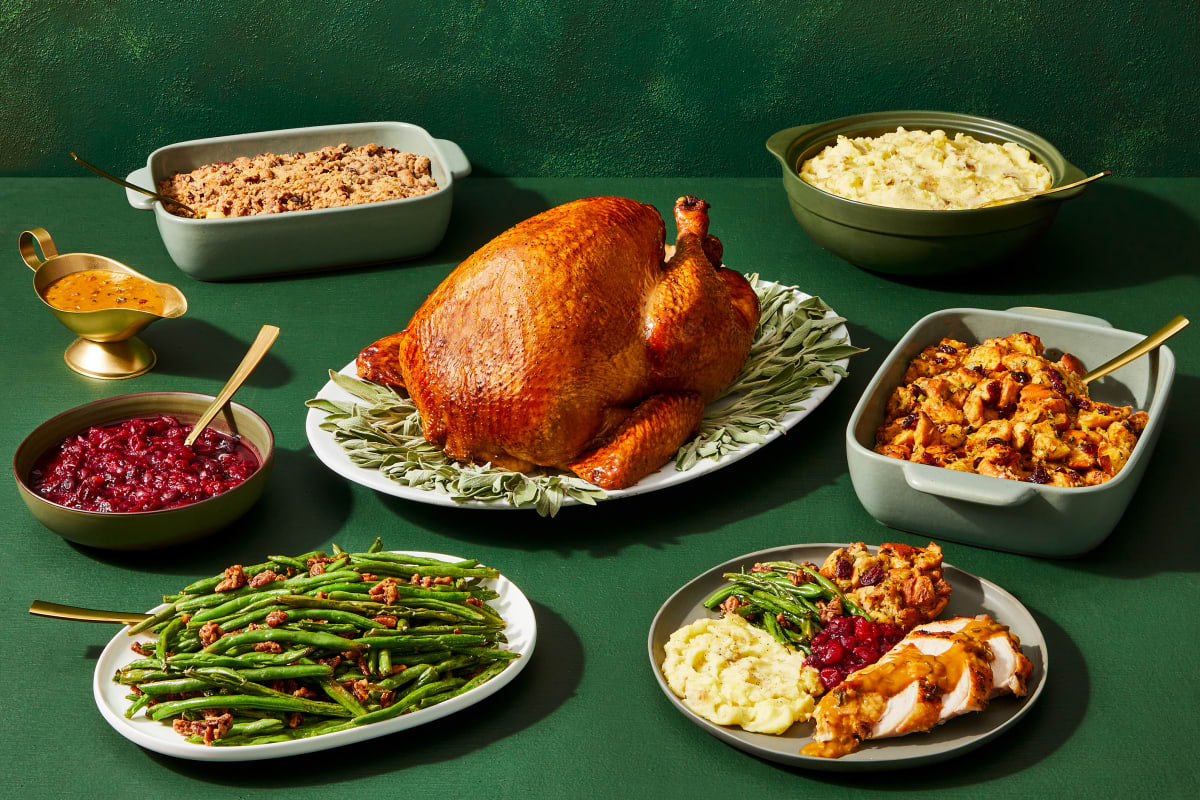 Roast Turkey Thanksgiving Feast Recipe