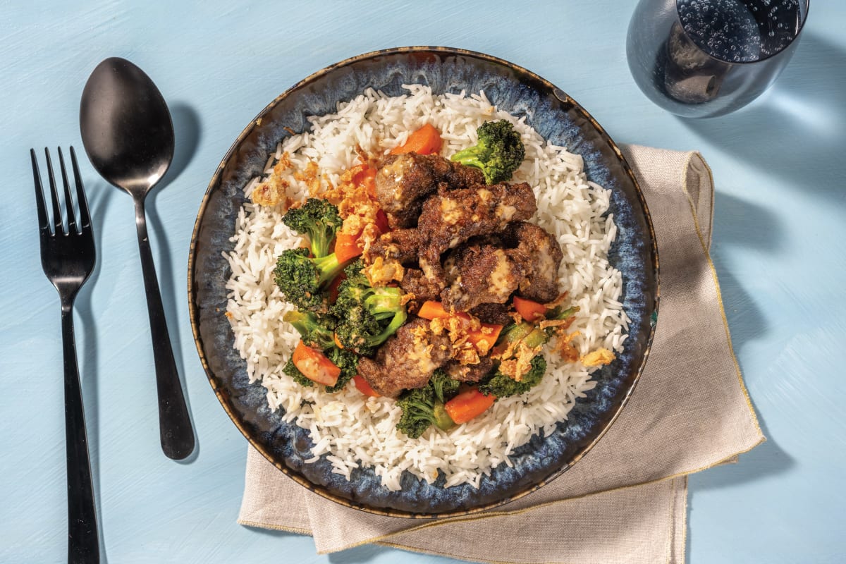 Asian Sweet Soy Beef Bowl