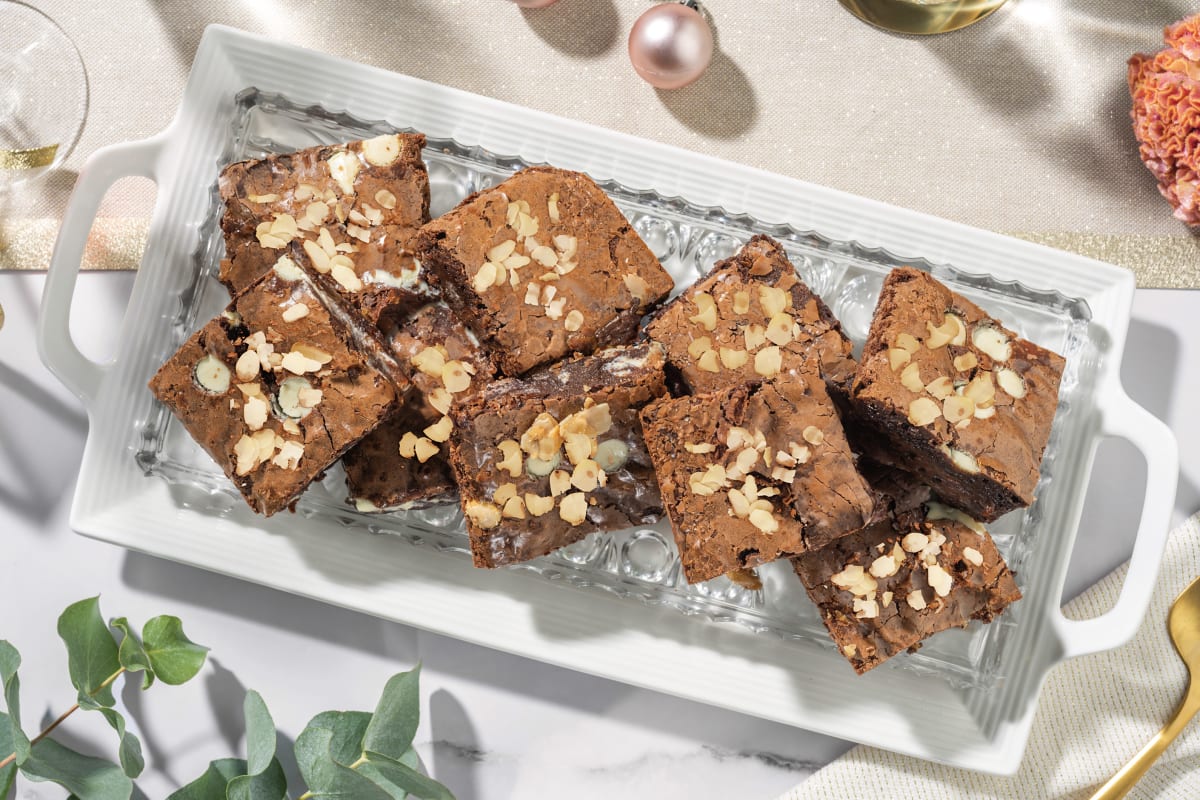 Decadent White Chocolate Chip Brownies