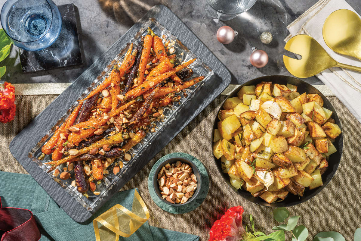 Garlic & Rosemary Butter Roast Potatoes