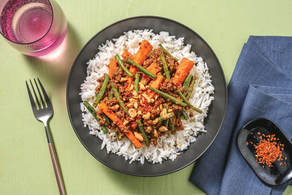 Asian Beef Strips & Veggie Stir-Fry
