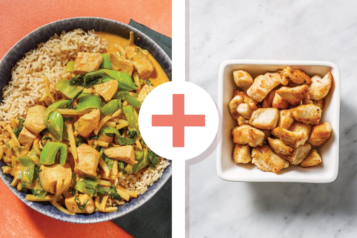 Double Mild Thai Red Chicken Curry & Brown Rice