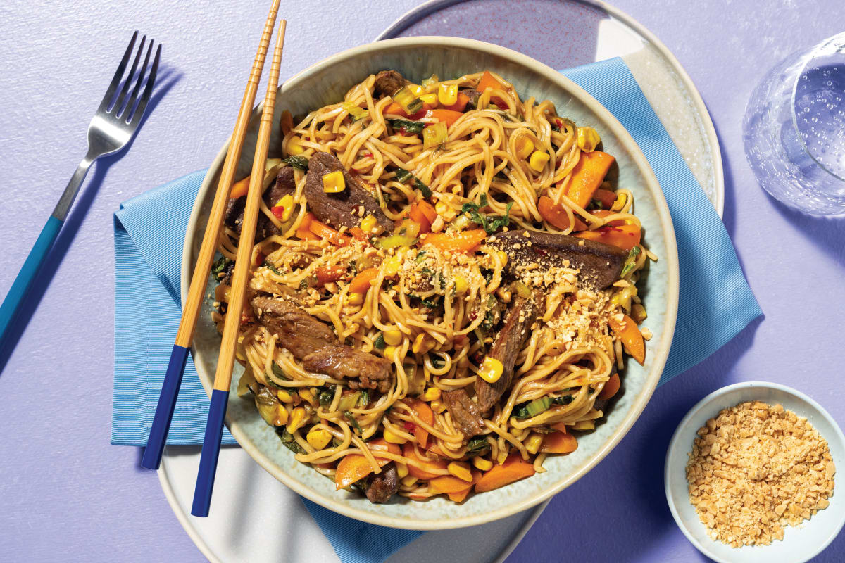 Sweet Chilli Beef & Noodle Stir-Fry
