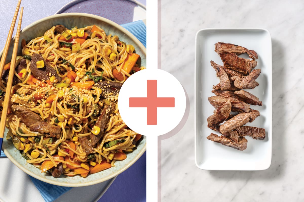 Double Sweet Chilli Beef & Noodle Stir-Fry