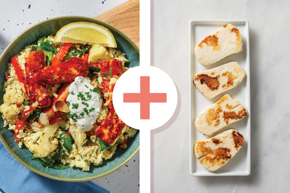 Double Mediterranean Haloumi & Zesty Couscous