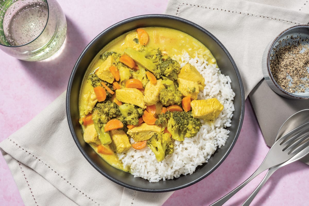 Comforting Indian Coconut Chicken Curry