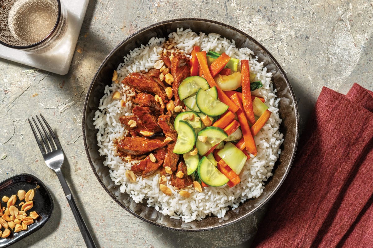 Ginger-Soy Beef & Veggie Stir-Fry