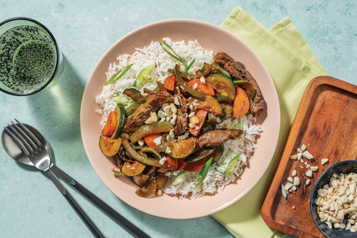 Easy Thai Spiced Beef & Veggie Stir-Fry