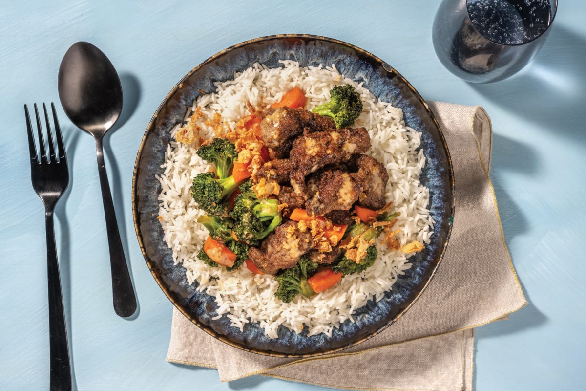 Asian Sweet Soy Beef Bowl