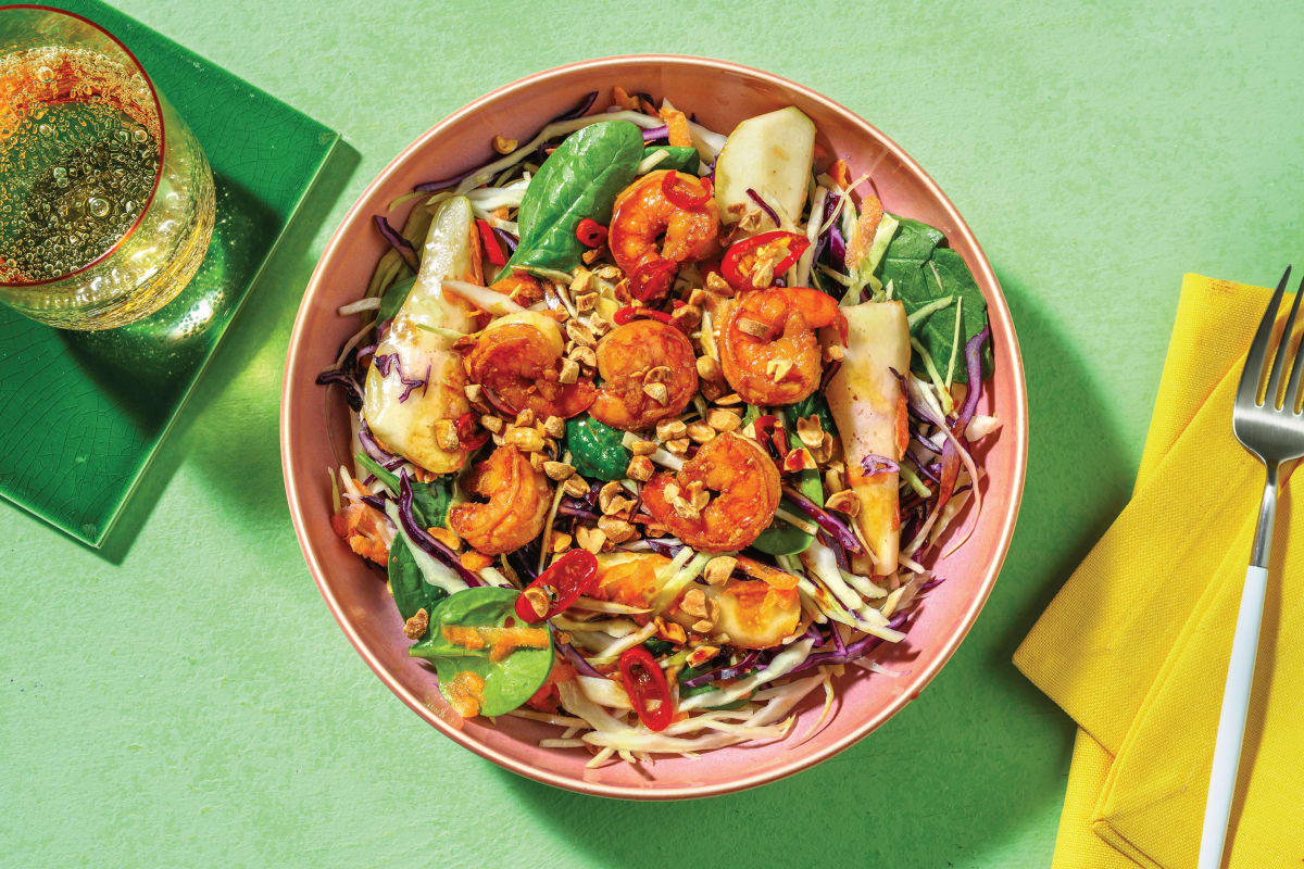 Quick Double Chilli Ginger Prawn Bowl