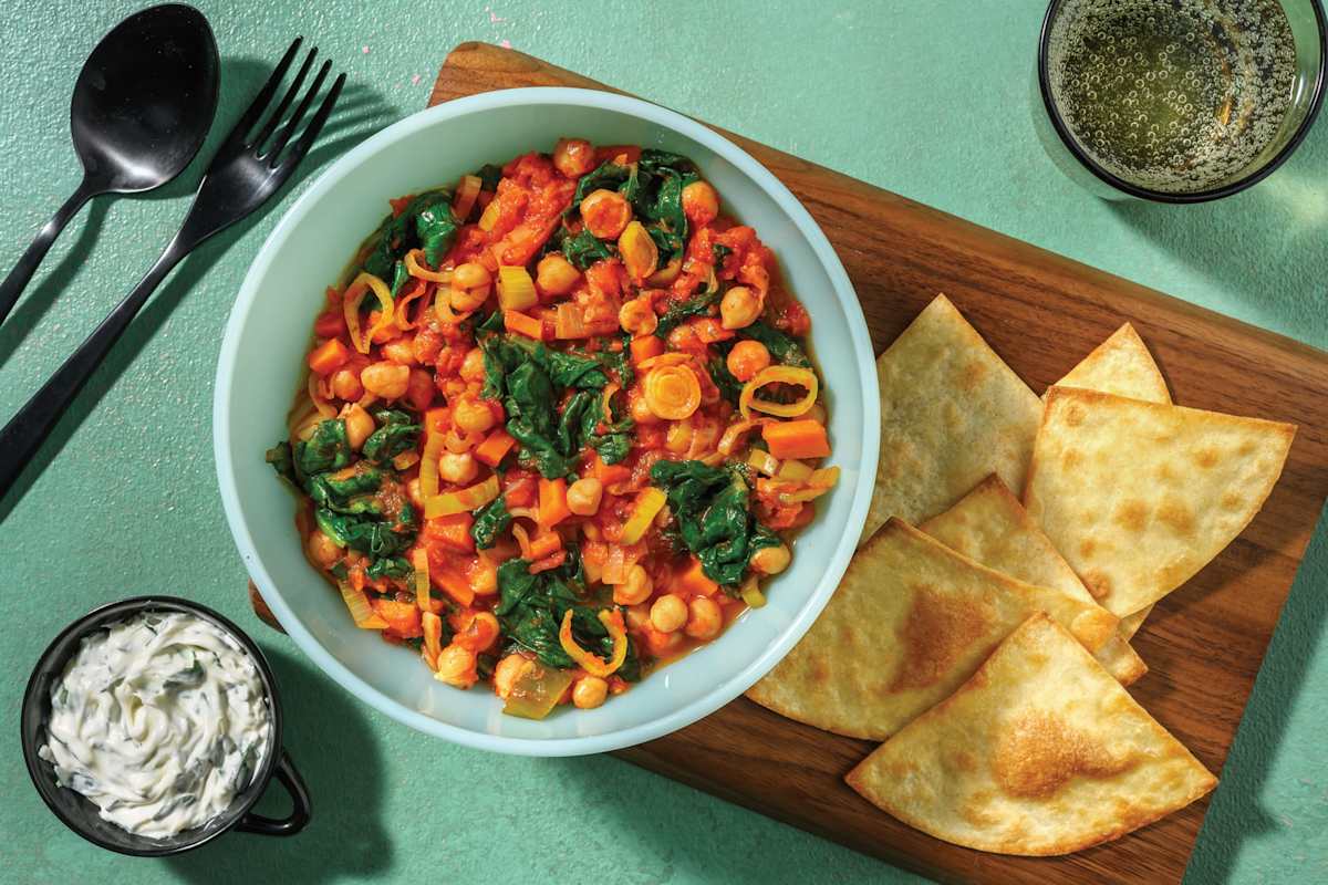 Middle Eastern-Style Chickpea & Veggie Stew