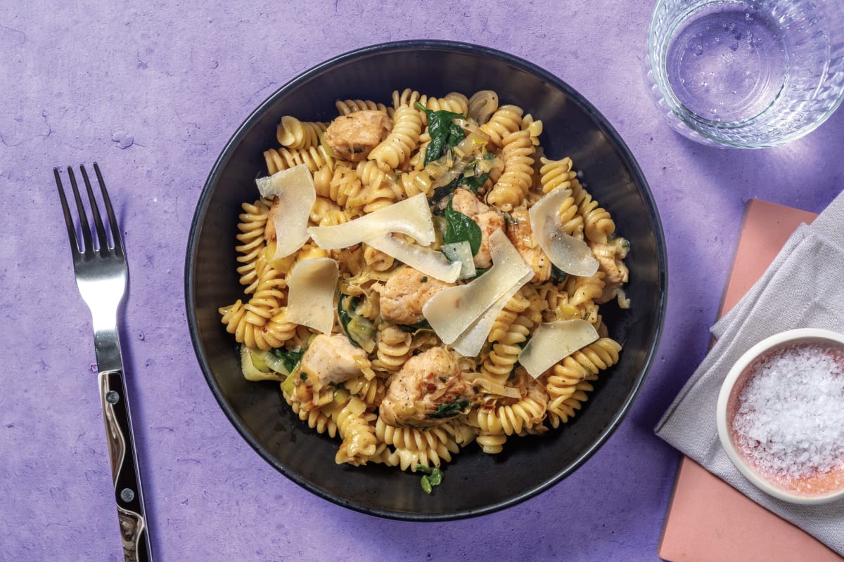 Quick Creamy Chicken Fusilli