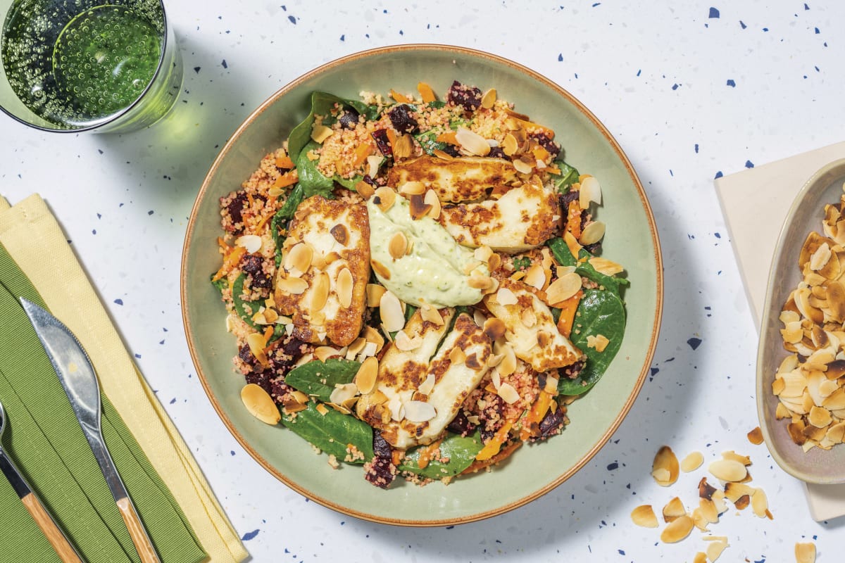 Double Haloumi & Roast Beetroot Couscous