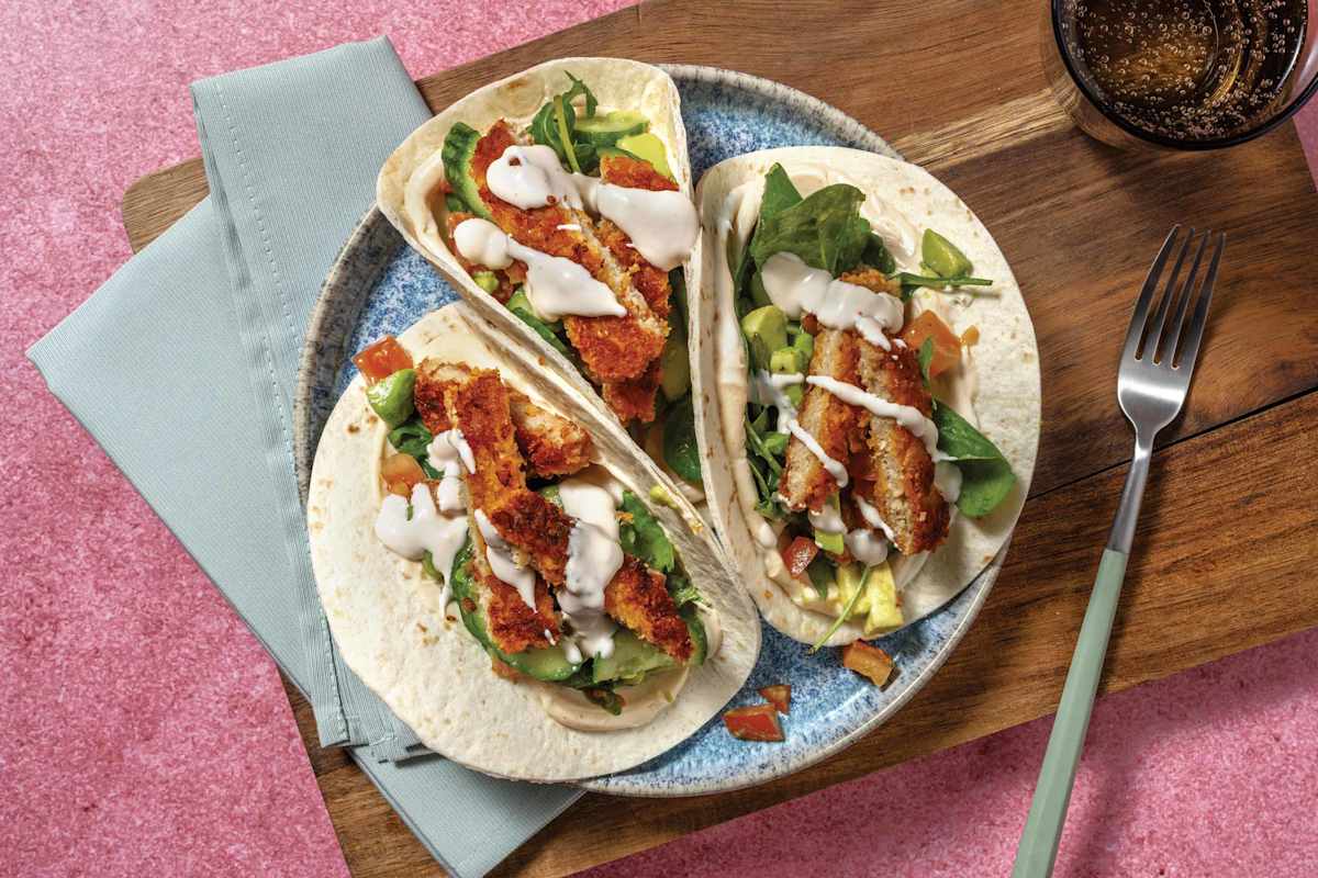 Double Crunchy Plant-Based Chick'n Tacos