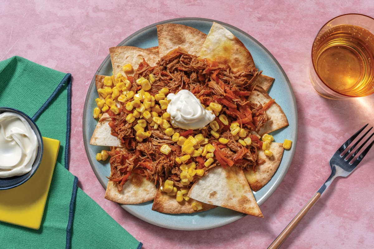 Quick Mexican Pulled Pork Nachos