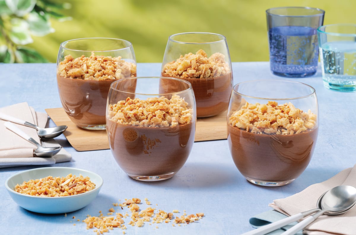 Dark Chocolate Mousse Pots