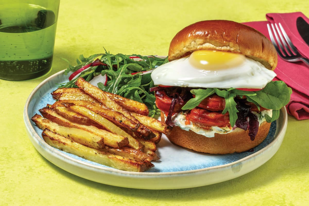 Ultimate Chorizo & Fried Egg Burger