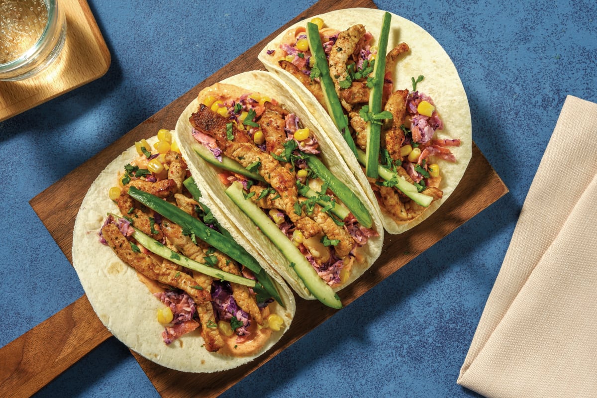 Quick Tex-Mex Spiced Pork Tacos