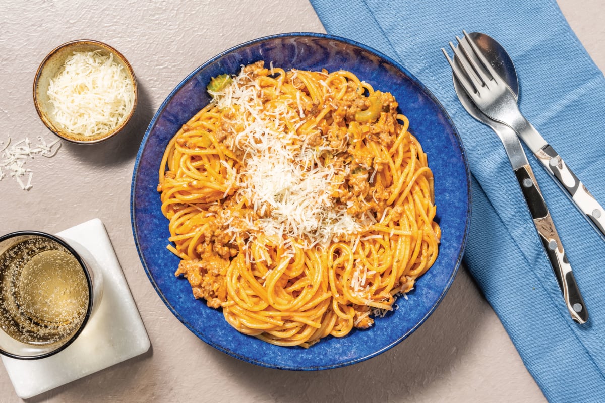 Nan's Quick Beef & Hidden Veggie Spaghetti