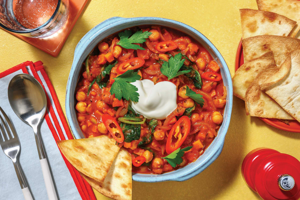 Quick Chermoula Chickpea Bowl