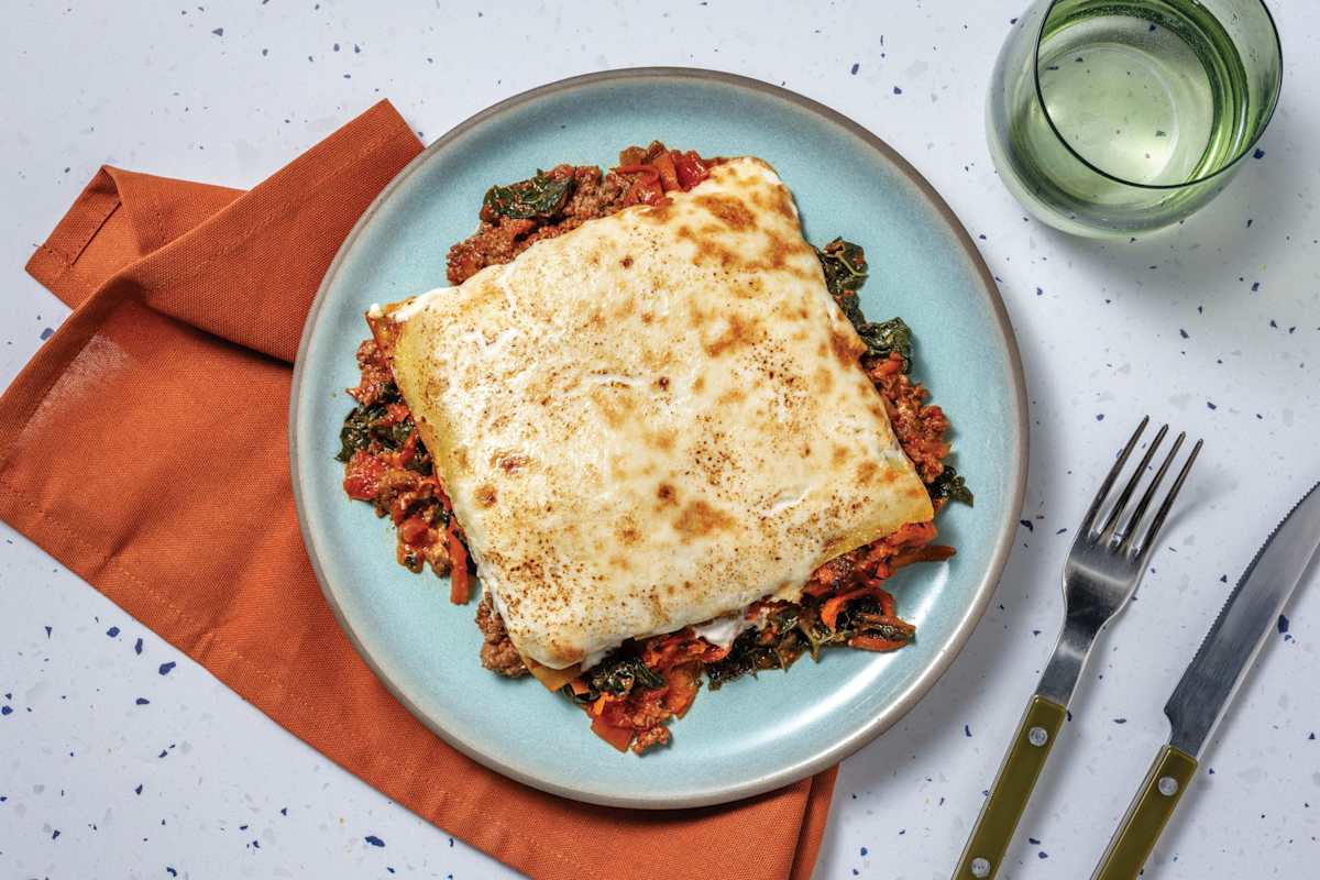 Beef Lasagne & Extra Cheesy Bechamel Sauce