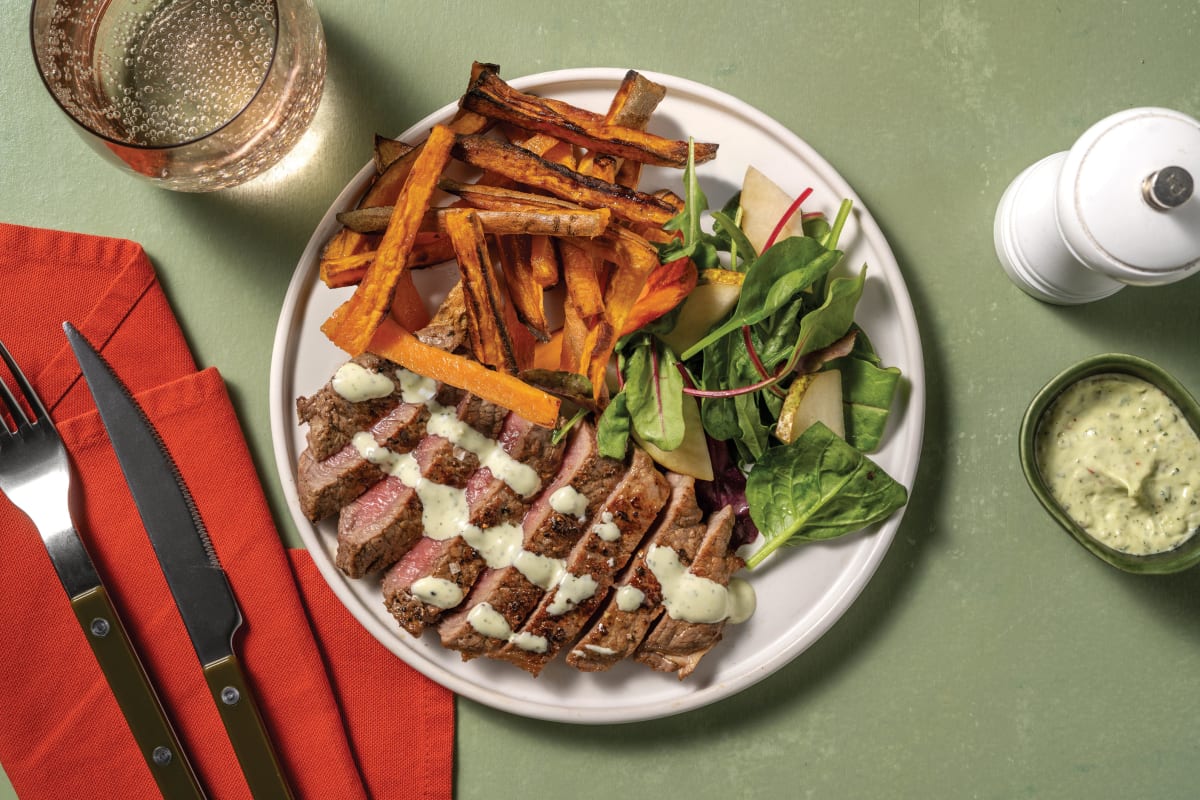 Chimichurri Beef Rump & Veggie Fries