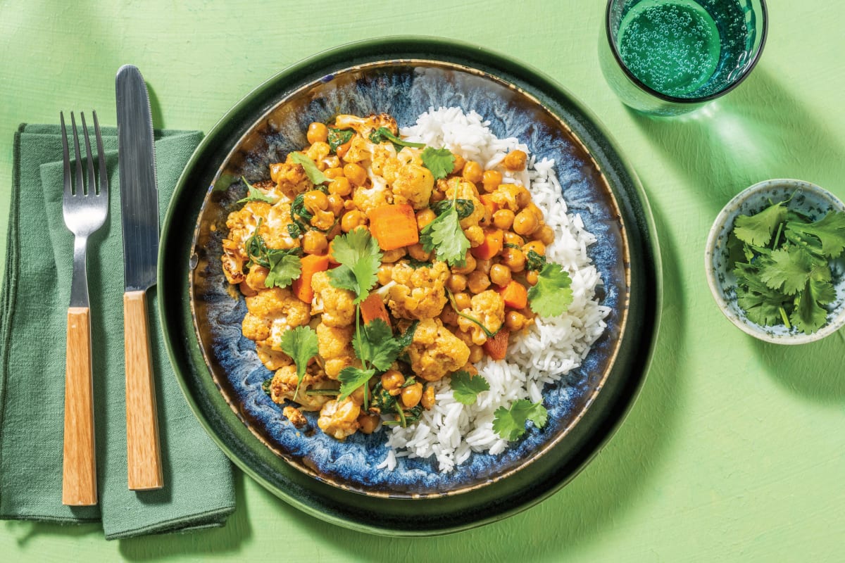 Sri Lankan-Style Chickpea & Veggie Curry