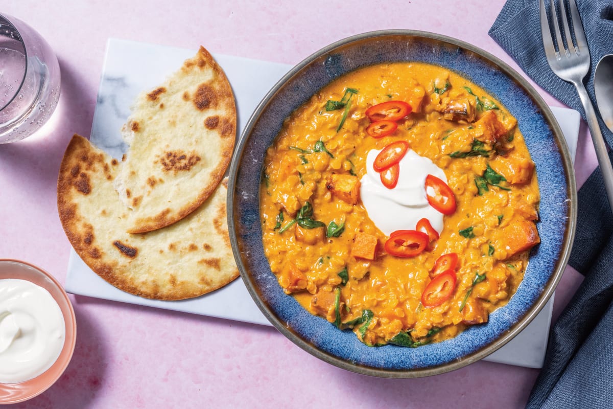 Sweet Potato & Lentil Dhal